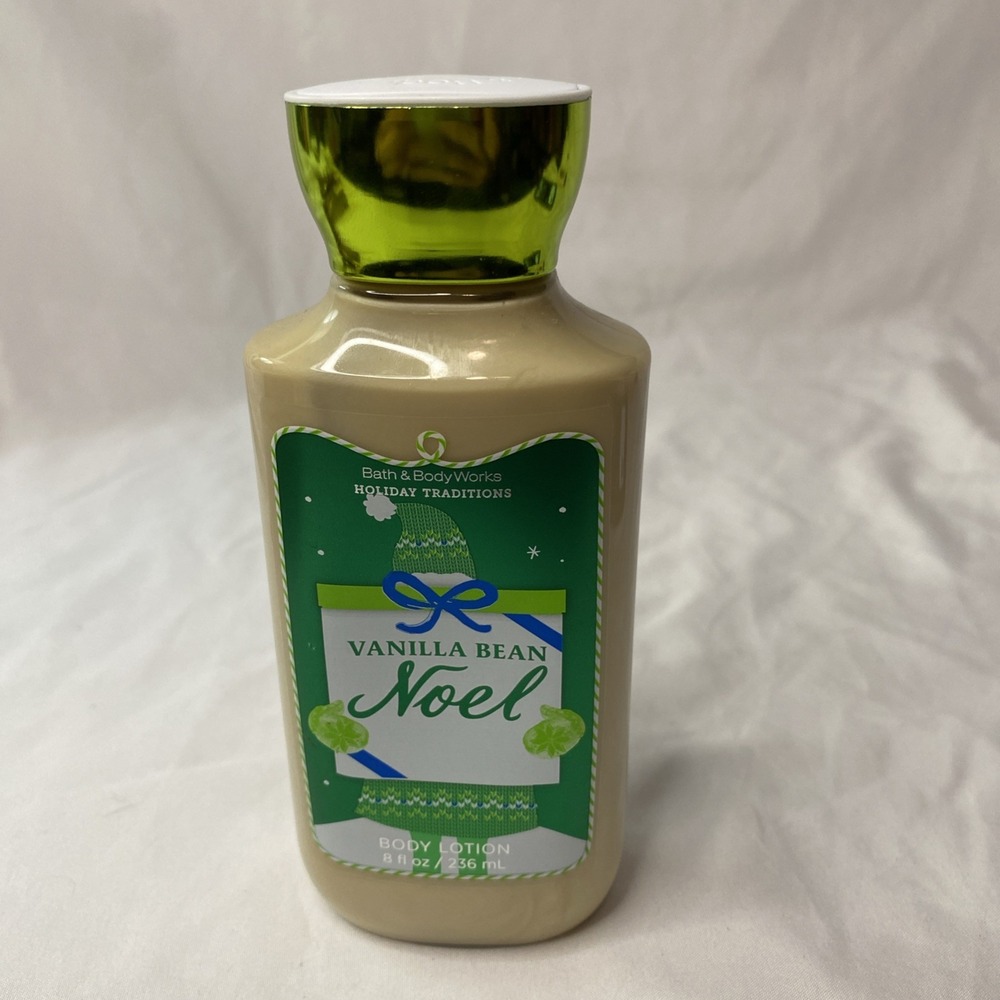 Bath & Body Works Vanilla Bean Noel Body Lotion 8oz Shea Butter New